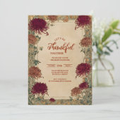 Elegant Harvest Floral Celebration 招待状 (スタンド正面)