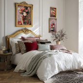 Elegant Hatter Top Hat Red Rose Portrait 薄葉紙