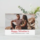 Elegant Hearts Happy Valentine's Day 1 Photo シーズンカード (スタンド正面)