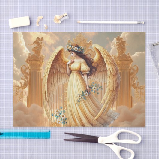 Elegant Heavenly Gate Angel  薄葉紙 (クラフト)