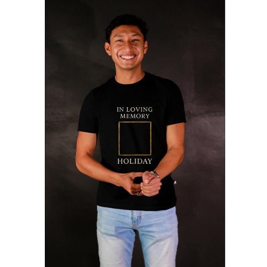 Elegant Heavenly Holiday Memorial Tribute – Person Tシャツ