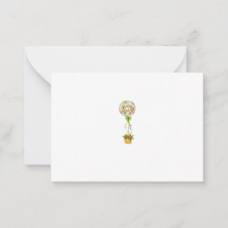 Elegant Hello Baby Shower Thank You Card ノートカード
