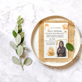 Elegant Hijabi 18th Birthday Photo Invitation | Go アクリル招待状