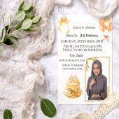 Elegant Hijabi 18th Birthday Photo Invitation | Go 招待状