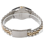 Elegant His and Her Monogram Anniversary 腕時計 (裏面)