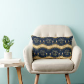 Elegant Holiday Accent Throw Pillow-New Year ランバークッション (椅子)