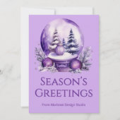  Elegant Holiday Card | Upload Business Info シーズンカード (正面)