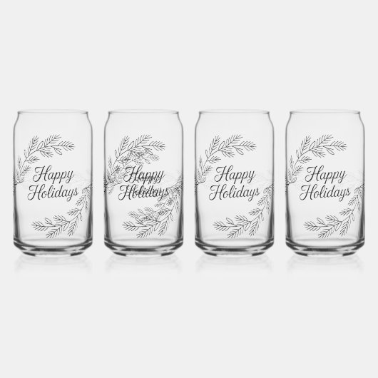 Elegant Holiday Cheer ガラス缶 (左)