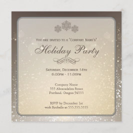 elegant Holiday Party Company招待状 招待状
