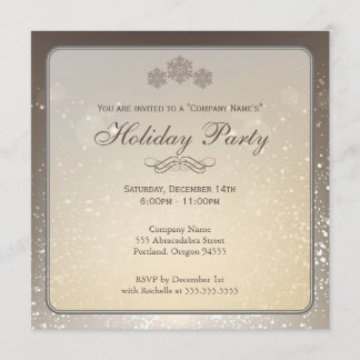 elegant Holiday Party Company招待状 招待状