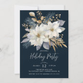 Elegant Holiday Party Invitation 招待状 (正面)