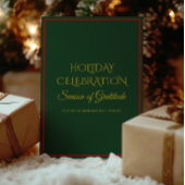 Elegant Holiday Party Invitation for Business  招待状