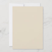 Elegant Holly & Red Bow Christmas Holiday Card (裏面)