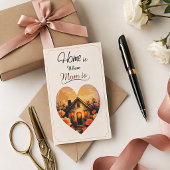 Elegant “Home is Where Mom Is” Greeting Card  カード