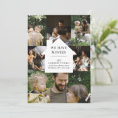 Elegant Home Photo Collage Moving 案内状 (スタンド正面)
