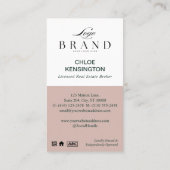 Elegant Home Real Estate Key Professional Photo 名刺 (裏面)