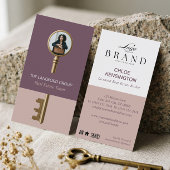 Elegant Home Real Estate Key Professional Photo 名刺