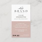 Elegant Home Real Estate Key Professional Photo 名刺 (裏面)