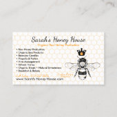 Elegant Honeycomb Professional Honey Bee 名刺 (正面)