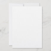 Elegant Horse Crest Wedding Invitation with Laurel 招待状 (裏面)