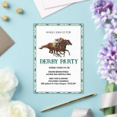 Elegant Horse Derby Party Invitation アクリル招待状 (インサイチュ (ウェディング))