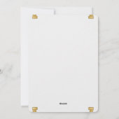 Elegant Horse Derby Party Invitation 招待状 (裏面)