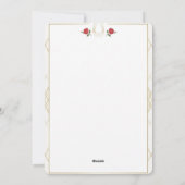 Elegant Horse Derby Party Invitation 招待状 (裏面)