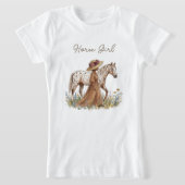 Elegant Horse Lover Tシャツ (レイダウン)