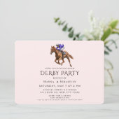 Elegant Horse Racing Garden Party Invitation 招待状 (スタンド正面)