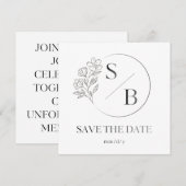 Elegant Housewarming Invitation Card 招待状 (正面/裏面)