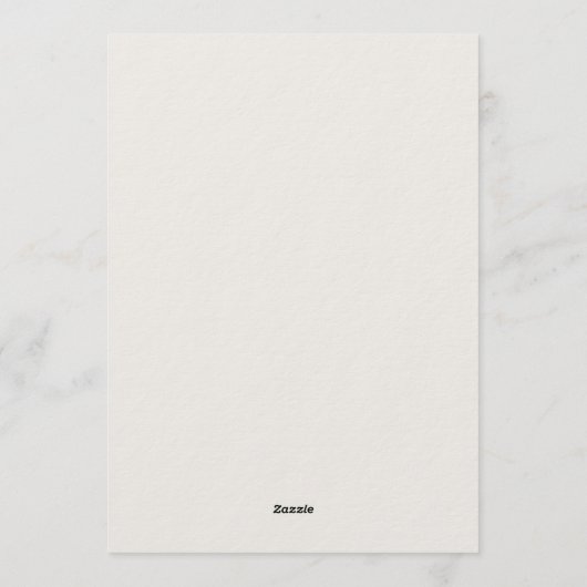 Elegant Housewarming Invitation - Hand Drawn House 招待状 (裏面)