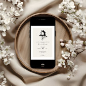 Elegant Housewarming Invitation - Hand Drawn House 招待状