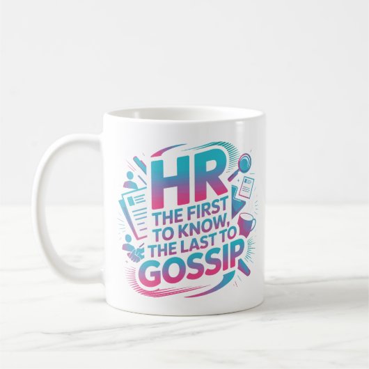 Elegant HR Quote Mug for Professionals コーヒーマグカップ (左)