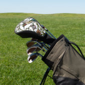 Elegant hummingbird artwork botanical boho chic ゴルフヘッドカバー (インサイチュ)