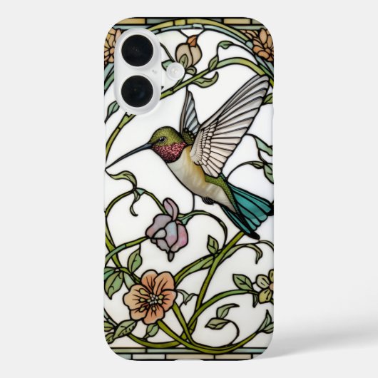 Elegant hummingbird artwork botanical boho chic Case-Mate iPhoneケース (裏面)