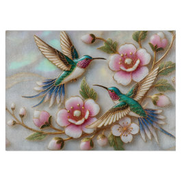 Elegant Hummingbird Cutting Board カッティングボード