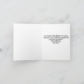 Elegant Hunter's Equestrian Birthday  サンキューカード (内部)