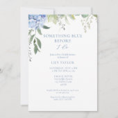 Elegant Hydrangea Bridal Shower Invitation (正面)