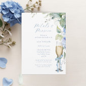 Elegant Hydrangea Bridal Shower Invitation