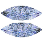 Elegant ice blue mosaic アメリカンフットボール (パネル)