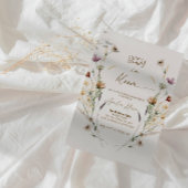 Elegant "In Bloom" Baby Shower Party 招待状