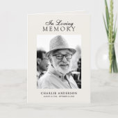 Elegant In Loving Memory 7-Photo Memorial プログラム (正面)