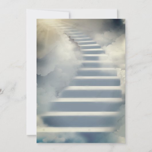 Elegant In Loving Memory Invitation 招待状 (裏面)