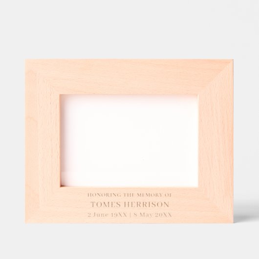 Elegant In Loving Memory Memorial Frame レーザー彫刻フレーム (正面)