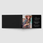 Elegant In Loving Memory Memorial Photo  ゲストブック (全面)