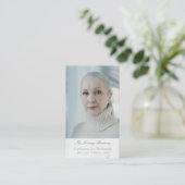 Elegant In Loving Memory Photo Prayer Cards 名刺 (スタンド正面)