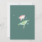 Elegant Indian Wedding Mehndi Ceremony Invitation 招待状 (裏面)