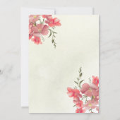 Elegant Indian Wedding Reception Party Invitation 招待状 (裏面)