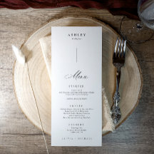 Elegant Individual Guest Names on Each Wedding