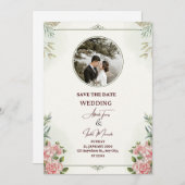 Elegant inspirational wedding card シーズンカード (正面/裏面)